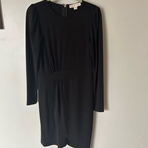 Elegant Black Long Sleeve Dress